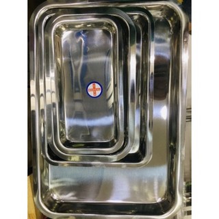 Mâm chữ nhật, Mâm inox y tế Vinh Tấn các kích cỡ