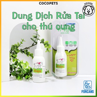 Dung dịch rửa tai Hàn Quốc / Dung dịch vệ sinh tai cho chó 100ml / ear cleaner for dogs / forbis / COCOPETS