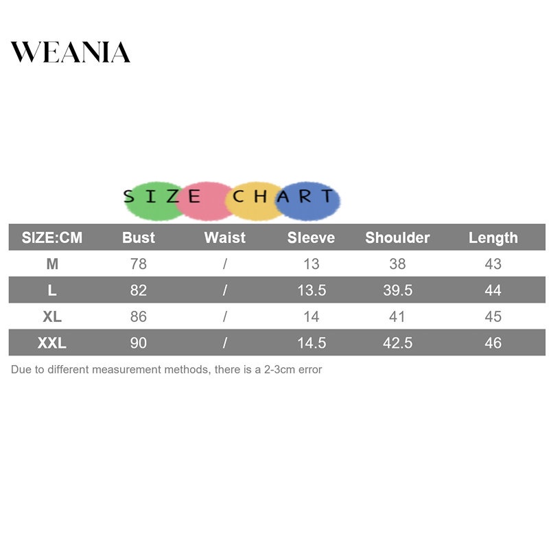 Weania Young Lady Áo Thun Crop Top Ôm Dáng In Chữ Phong Cách Hàn Quốc Cho Nữ