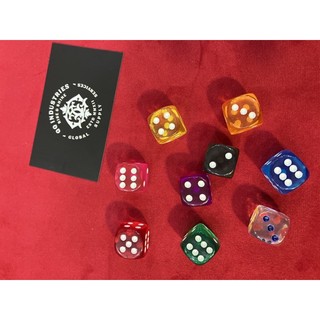Set x4 viên xí ngầu 16mm màu siêu đẹp có thể chơi dice stacking