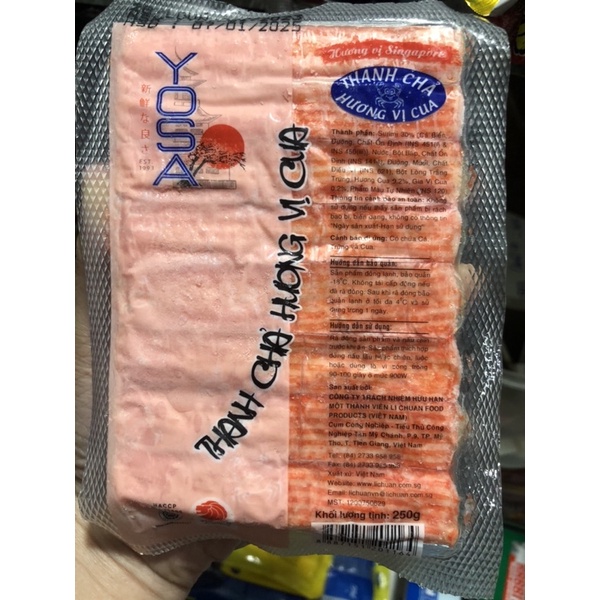 Thanh cua surimi 250g 16 cây (ship đà nẵng )