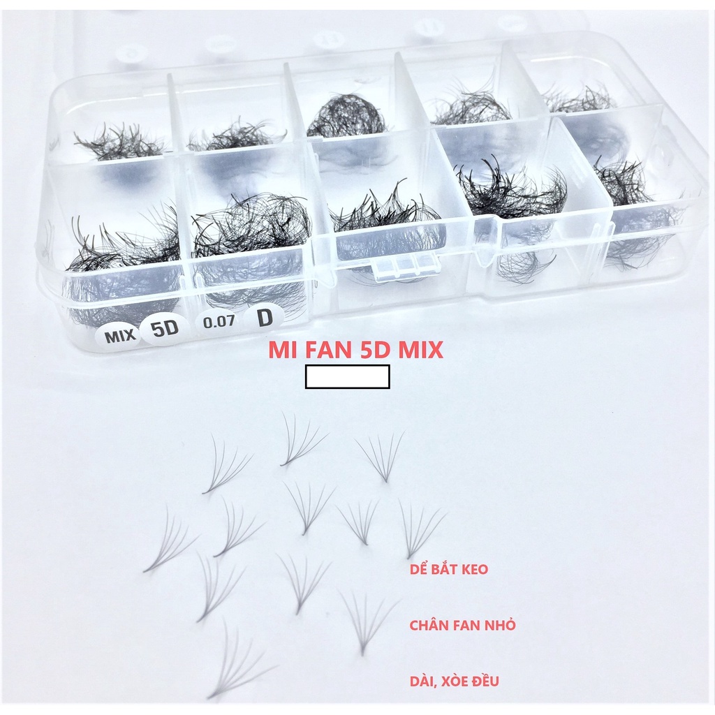 mi fan 5d mix (8-13mm), (9-15mm) dày 0.07, cong C-CC-D. hộp 1000 fan_Mr Đức