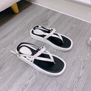 Sandal nữ kẹp khóa cài siêu xinh hàng cao cấp chất da mềm đi êm lắm ạ SD-0312