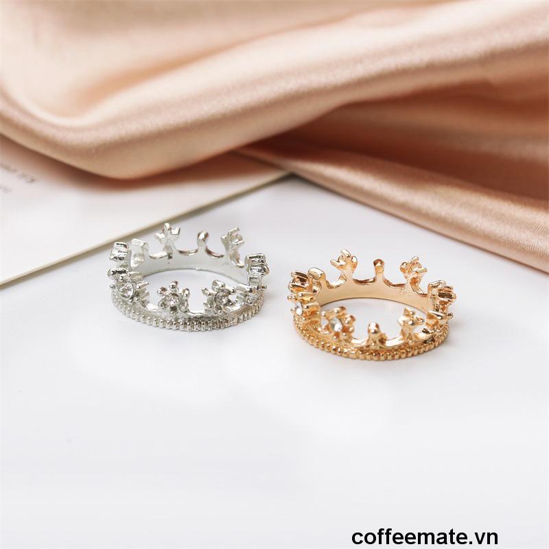 Nhẫn đính đá phong cách Thời Trang Hàn Quốc