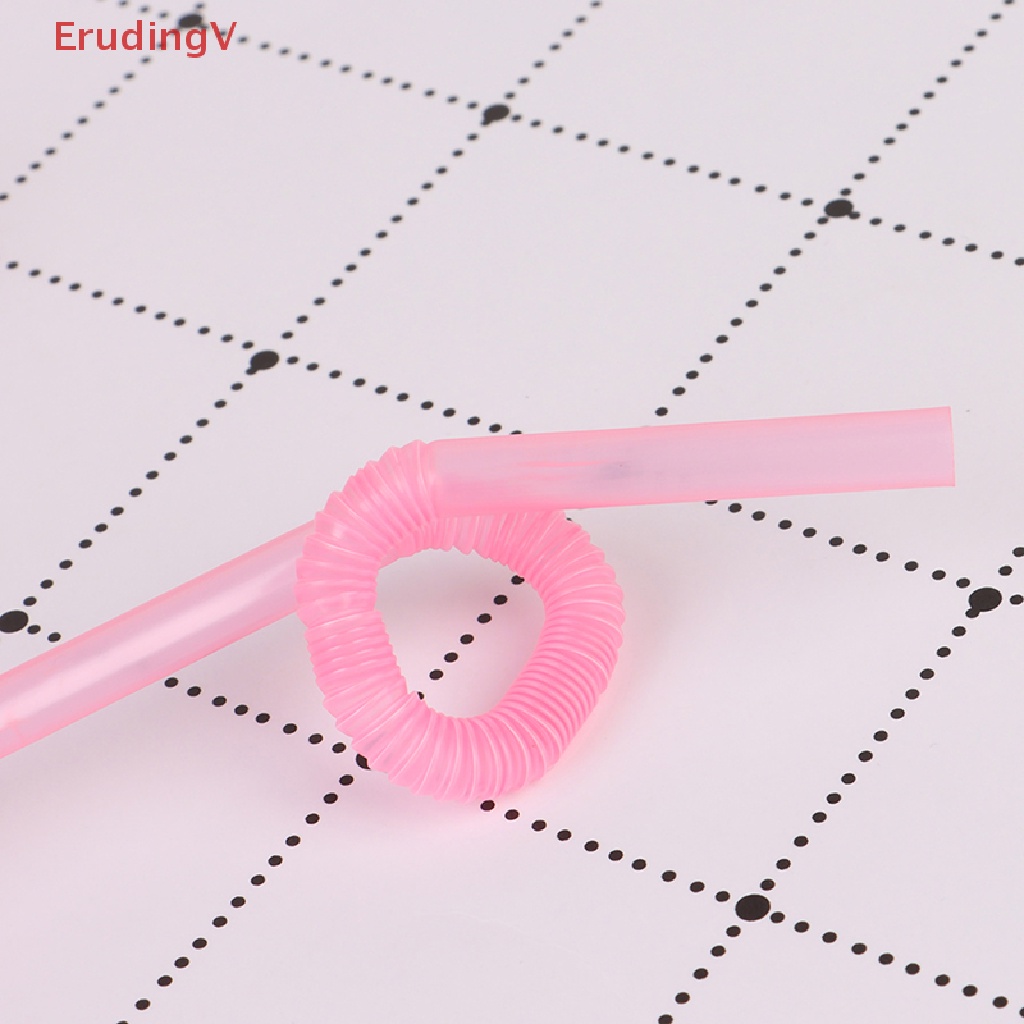 [ErudingV] Ống Hút Đôi Hình Trái Tim Độc Đáo Linh Hoạt Cho Quán Bar [Mới]