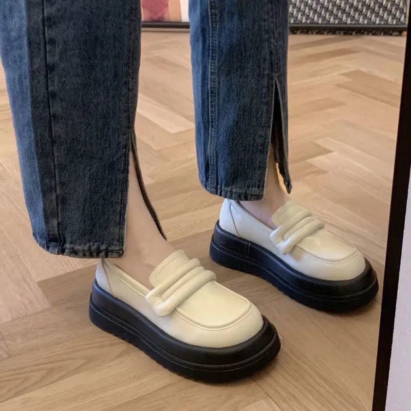 Giày oxford đế xuồng 5cm phong cách ulzzang