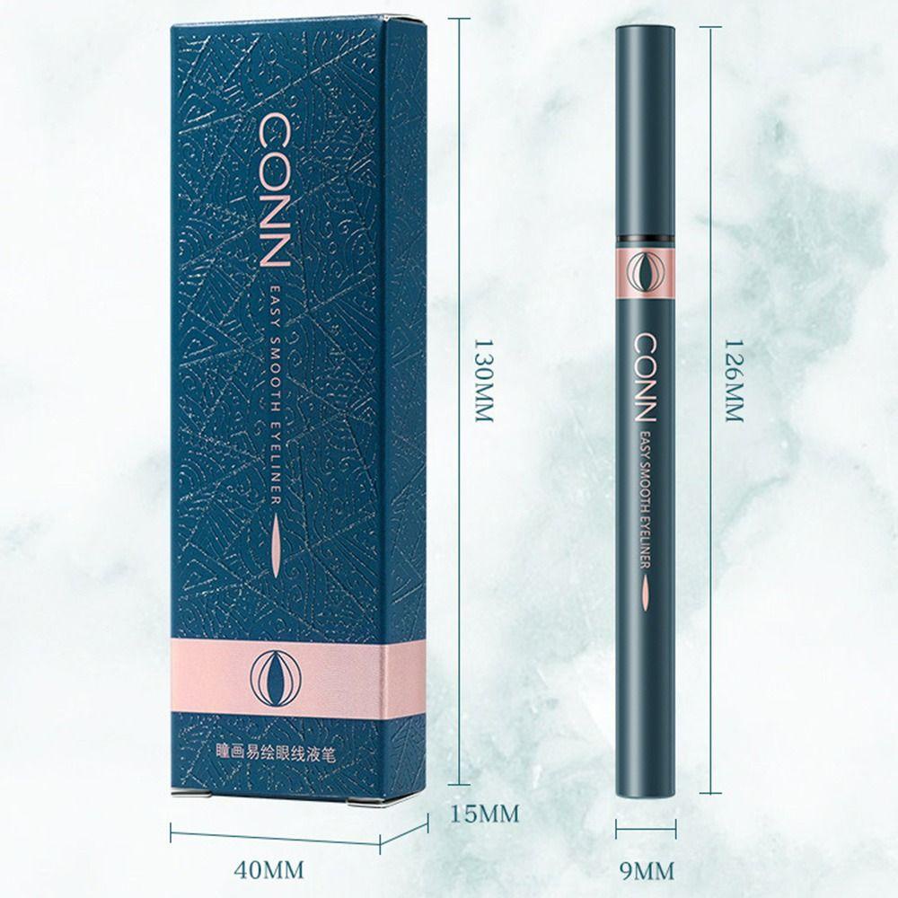 Bút Kẻ Mắt Dạng Lỏng Màu Đen Siêu Mịn Tự Nhiên Chống Thấm Nước Chống Nhòe Phong Cách Hàn Quốc