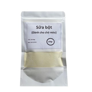 Sữa bột 100gr Sữa cho chó mèo dạng bột (Bio milk zip)