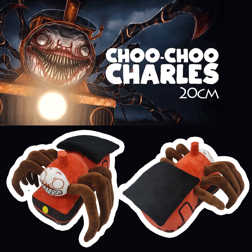 Choo Choo Charles Nhện Nhồi Bông Train búp bê nhện