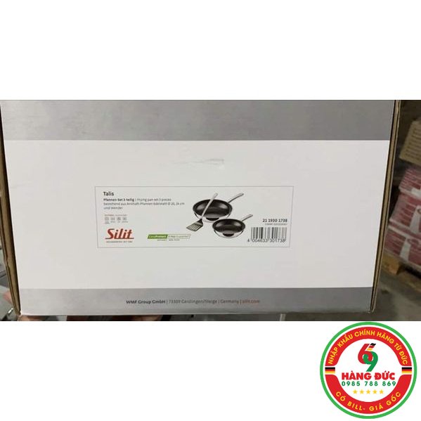 Set chảo 20-24 cm silit talis 3 món - HANGDUC 69