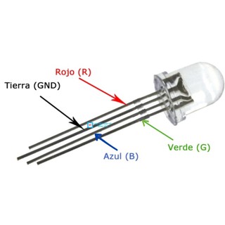 LED RGB 5mm 4 chân Âm Chung