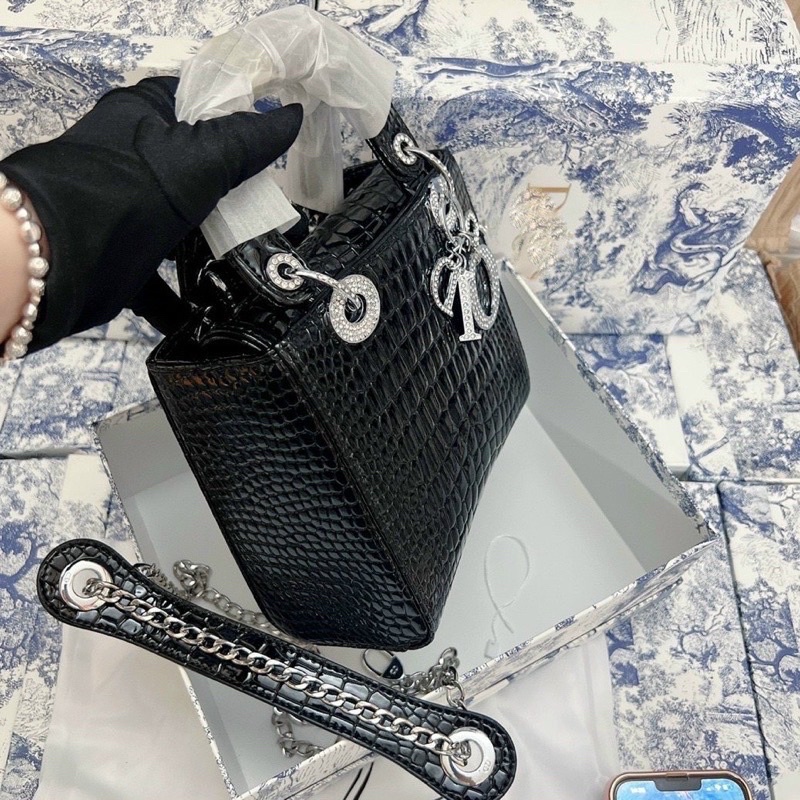 Túi D lady vân da s20