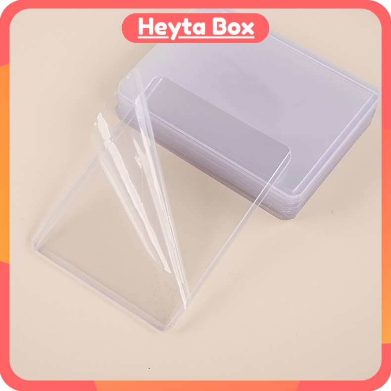 Top loader nhựa cứng đựng thẻ bài, card ảnh thần tượng Heytabox TL1