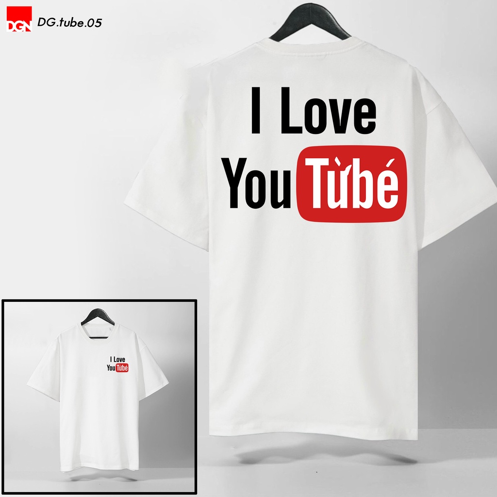Áo phông I LOVE YOU TỪBÉ áo thun local brand cotton thoáng mát