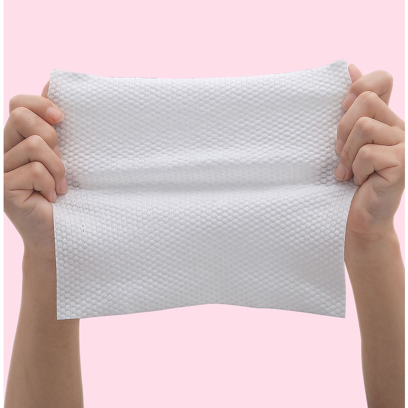 Munroe Khăn Mặt Dùng Một Lần Chất Liệu Cotton Dày Dặn Mềm Mại Họa Tiết Hoa Hồng / Gấu Dễ Tháo Rời