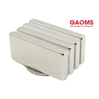 Nam châm vĩnh cửu 20x10x3mm gaoms, lực hút siêu mạnh