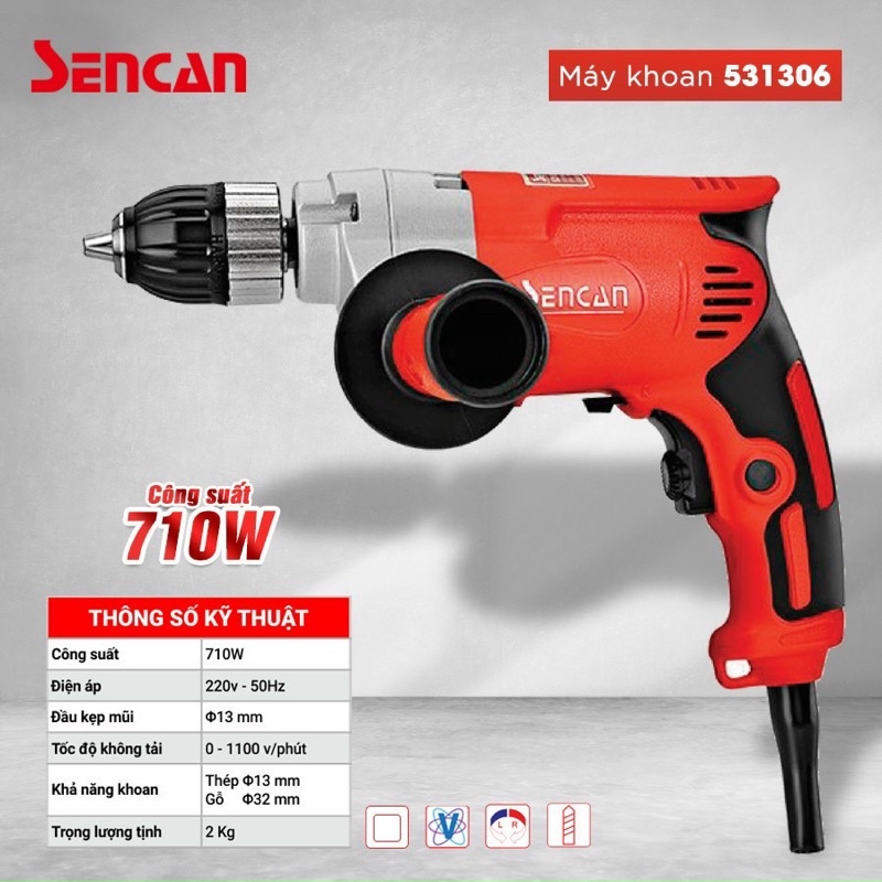 Máy Khoan SenCan 710w 531306