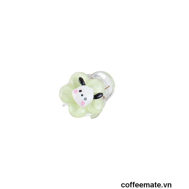 【coffeemate】⚡Kẹp TóC HìNh Chú CúN Dễ Acrylic Thương ThờI Trang Cho Nữ