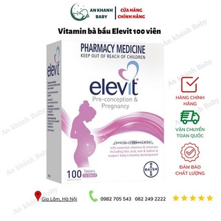 Vitamin tổng hợp elevit bầu 100 viên date t7/2026