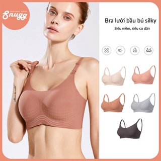 Bra lười bầu bú Silky - Bra lười mùa hè siêu mềm, siêu co dãn 2023 SNU2170