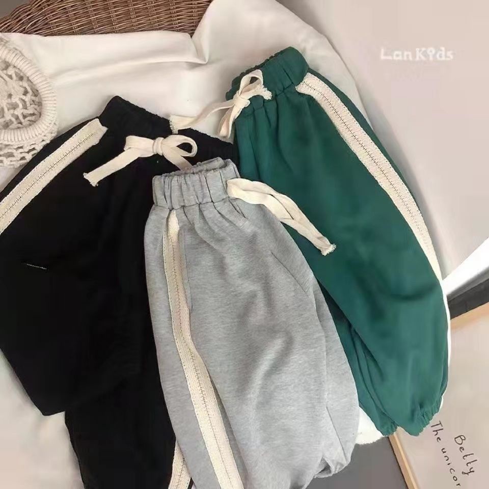 Quần Dài Ôm Chân Thời Trang Xuân Thu Cho Bé Trai Và Gái