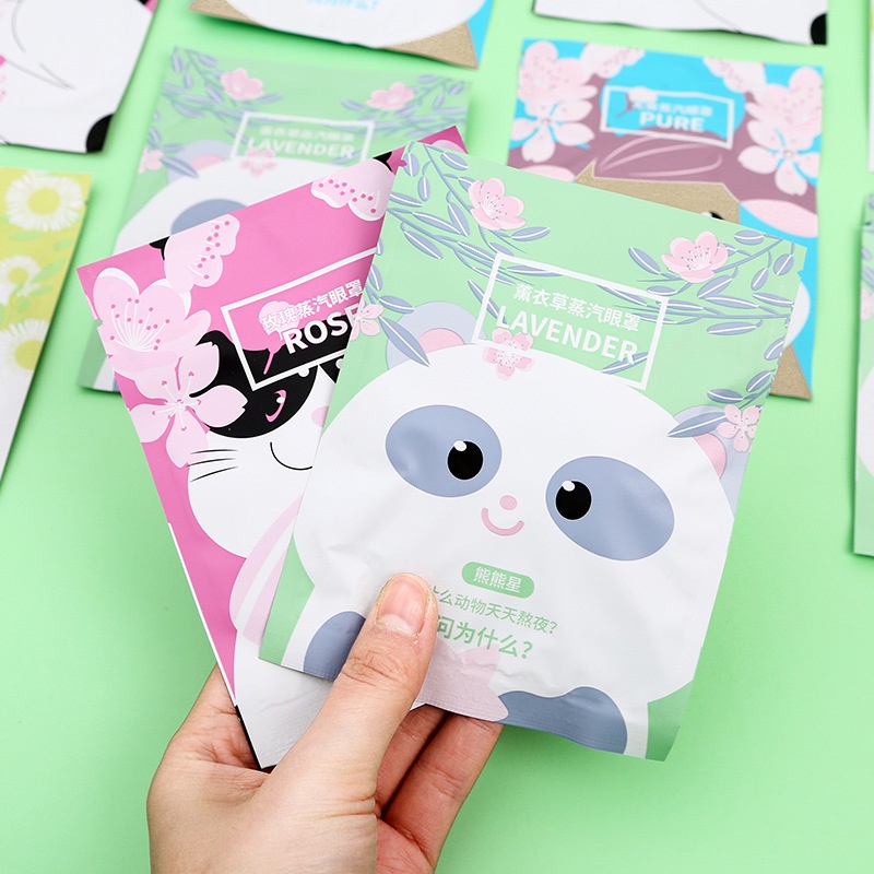 Mặt Nạ Xông Hơi Nóng Thư Giãn Cho Vùng Mắt Giảm Mệt Mỏi, Căng Thẳng, Giúp Ngủ Ngon, Lưu Thông Máu, Mờ Quầng Thâm Mắt