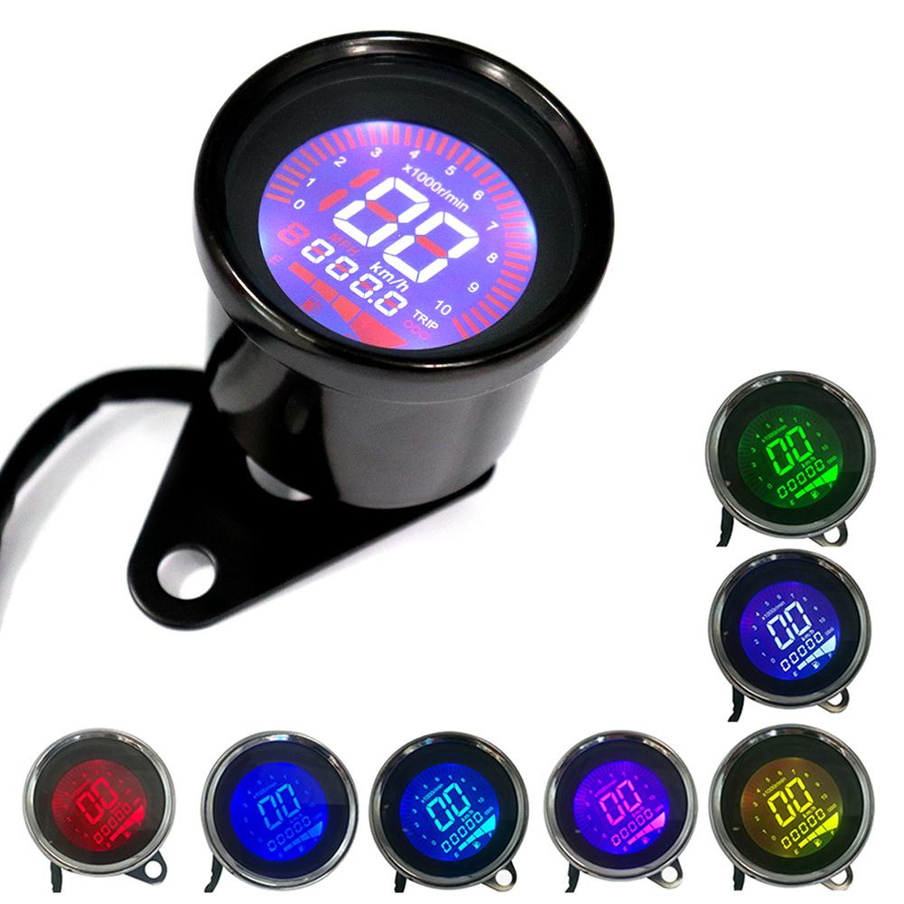 Đồng Hồ Đo Tốc Độ 12V Màn Hình LCD Dành Cho Xe Máy