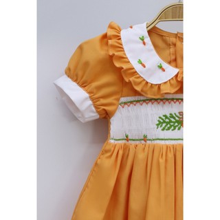 ĐẦM SMOCK THỎ CÀ RỐT