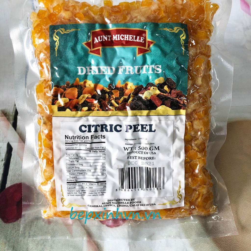 Mứt vỏ cam Aunt Michelle 500g