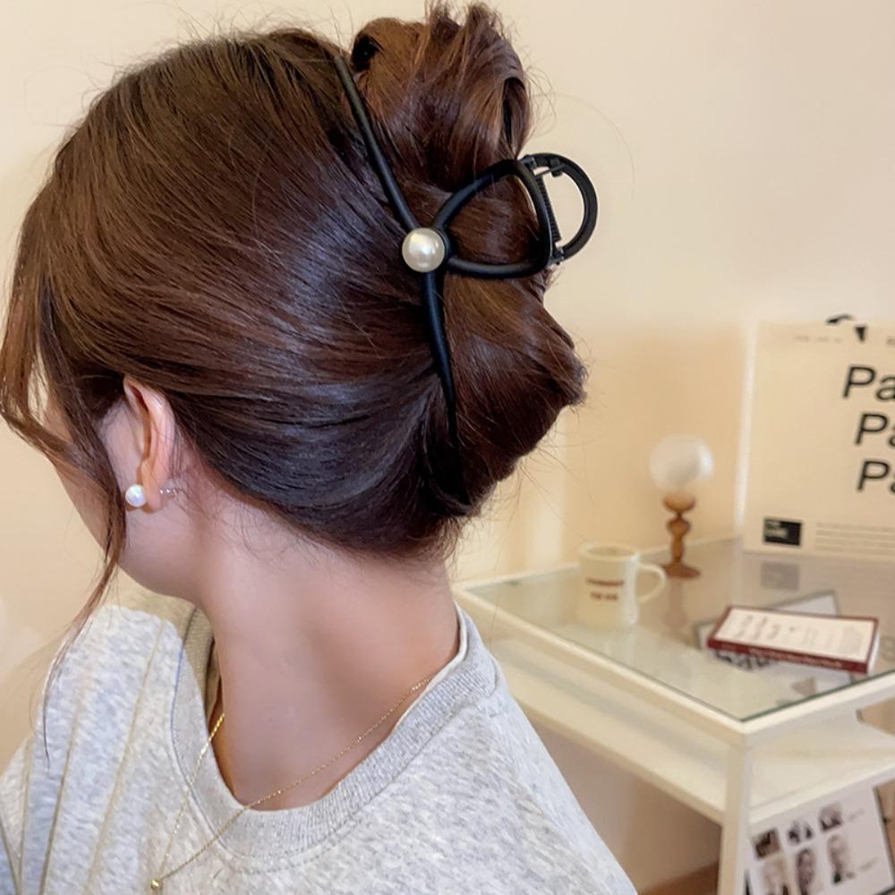 Kẹp Tóc Càng Cua Bản Rộng Co Giãn Cổ Điển Ngọt Ngào Cho Nữ