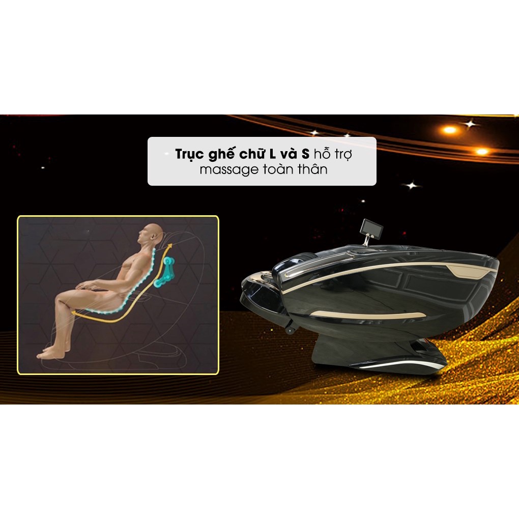 Ghế Massage 6D Toàn Thân Cao Cấp MK337 - Hàng Chính Hãng