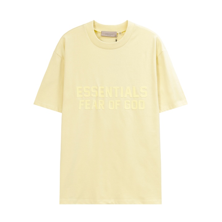 ❀❀❀Áo Thun Ngắn Tay Plus size In Chữ ESSENTIALS 22FW 3D Thời Trang