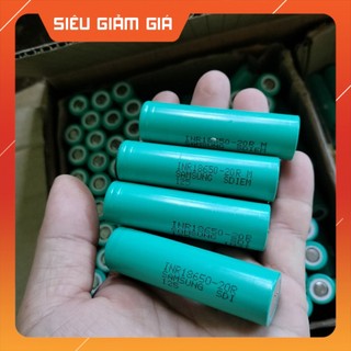 Cell pin 18650 samsung 20r dung lượng 2500-3000mah xả 20a tháo khối