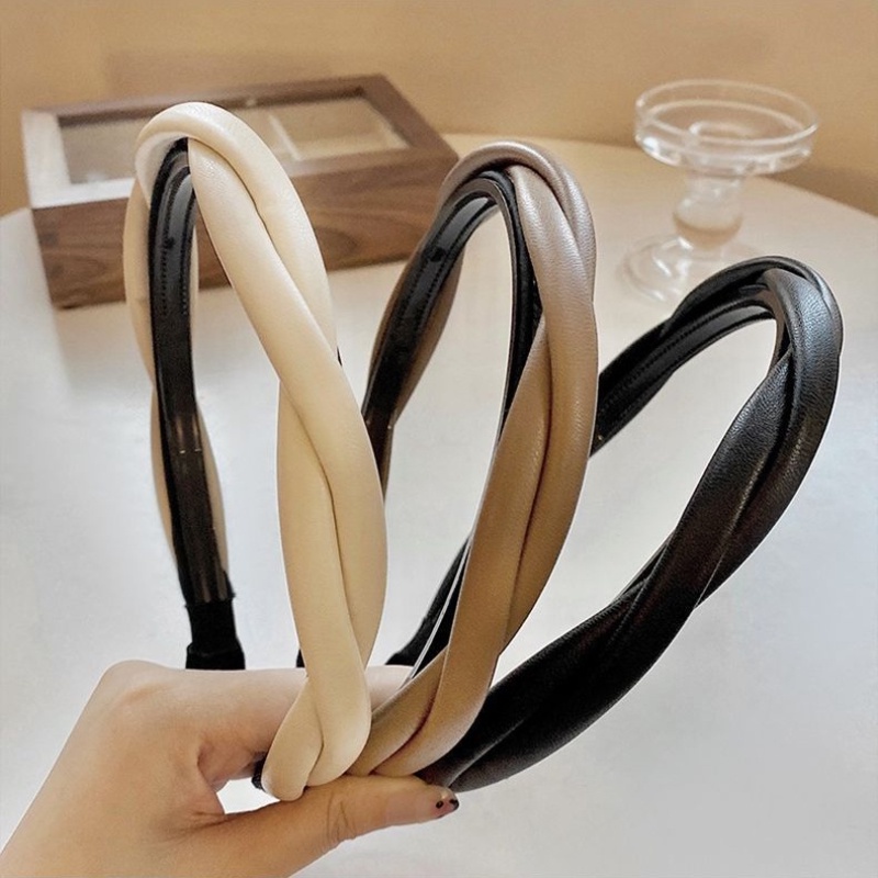 Băng Đô Cài Tóc Dạng Xoắn Phong Cách Vintage Đơn Giản Cho Nữ