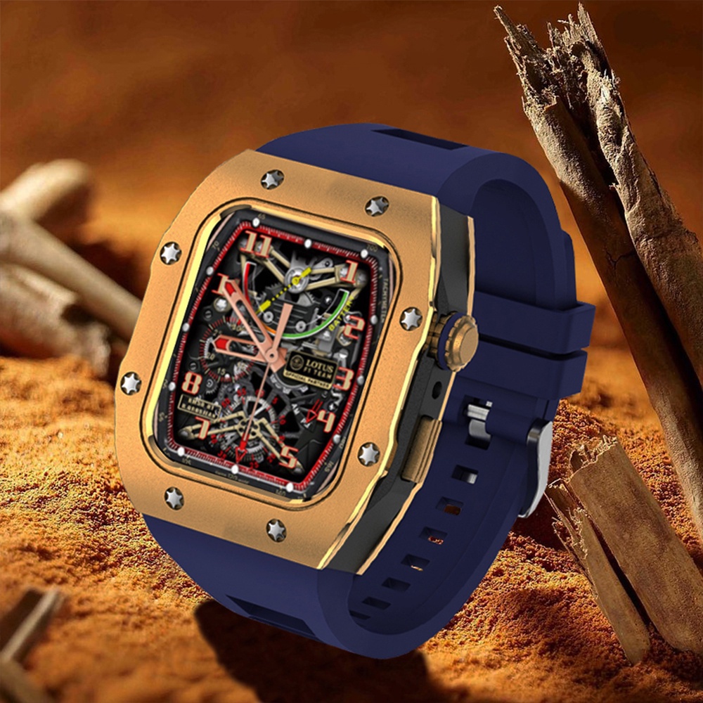 Dây Đeo Đồng Hồ Bằng Hợp Kim Sang Trọng Cho iWatch 8 7 6 5 4 3 44mm 45mm