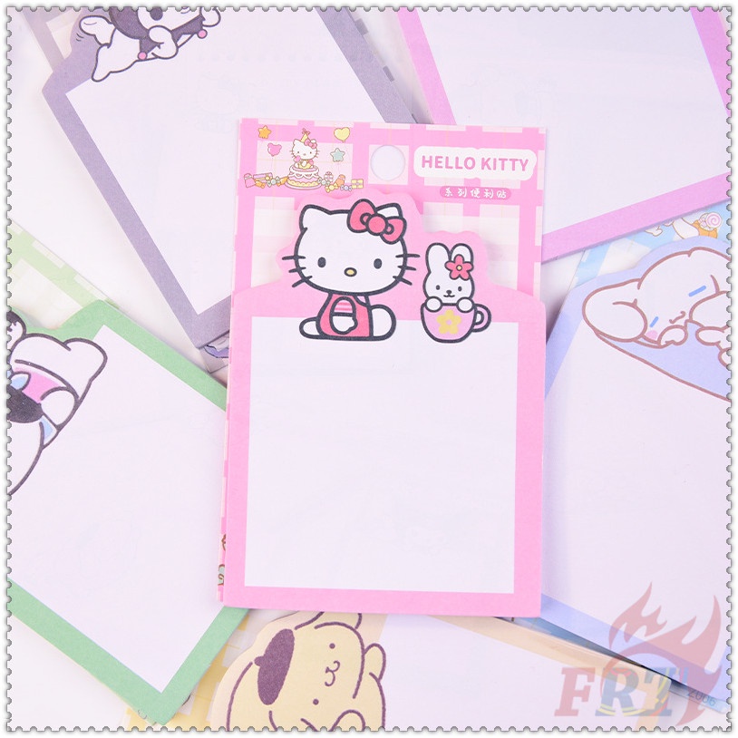 ❣️Set 30 Tấm Giấy Ghi Chú Họa Tiết hello kitty / kuromi / my melody / cinnamoroll / Pompurin / pochacco - sanrio q-6❣️Miếng Dán Ghi Nhớ Họa Tiết Hoạt Hình Dễ Thương
