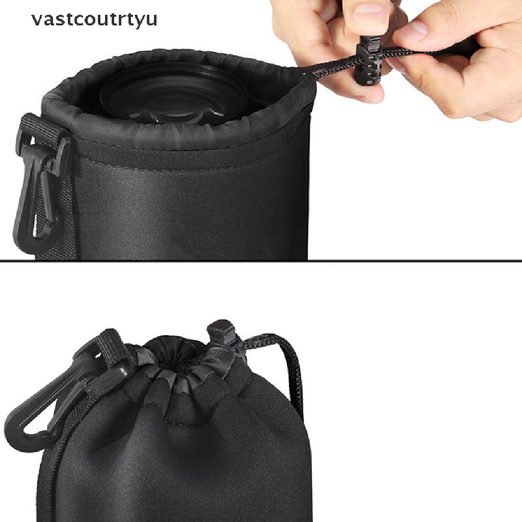 Túi Dây Rút Chống Thấm Nước Đựng Ống Kính Máy Ảnh S M L XL