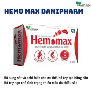 Viên uống bổ sung sắt Hemomax - bổ máu,cải thiện thiếu máu
