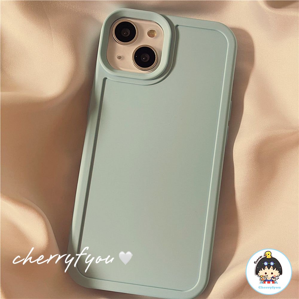 Ốp Điện Thoại Silicon TPU Mềm Màu Trơn Chống Sốc Sang Trọng Cho IPhone 11 13 12 14 Pro Max 8 7 Plus X XR