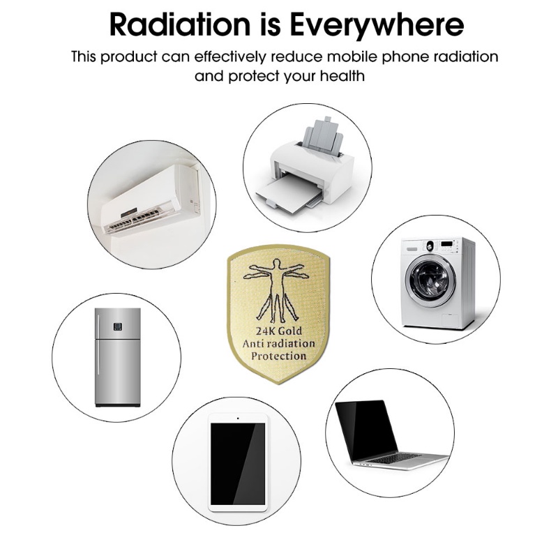 Miếng Dán Chống Bức Xạ EMF Cho Điện Thoại Di Động / Máy Tính