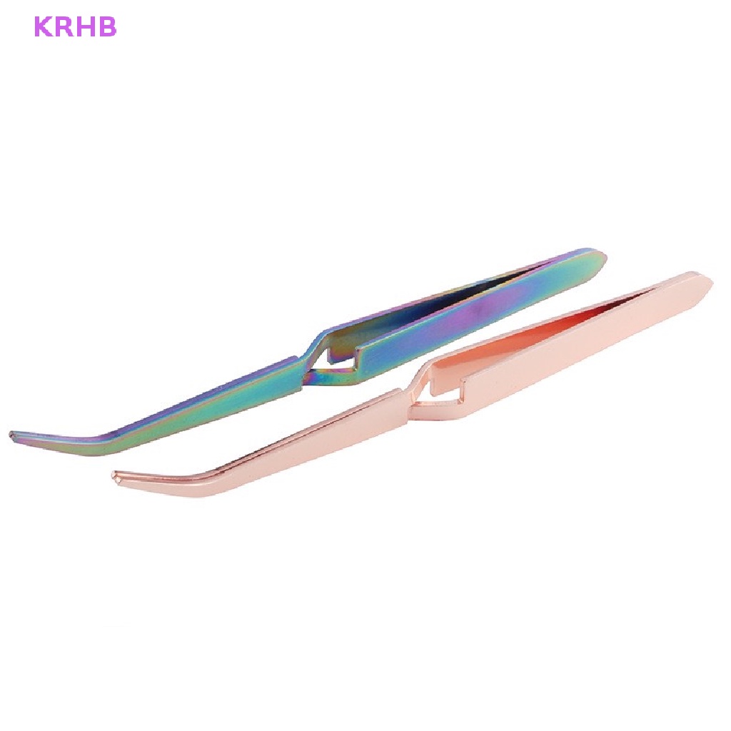 Nhíp Cong Kẹp Định Hình Móng Tay Bằng Thép Không Gỉ Gel UV KRHB