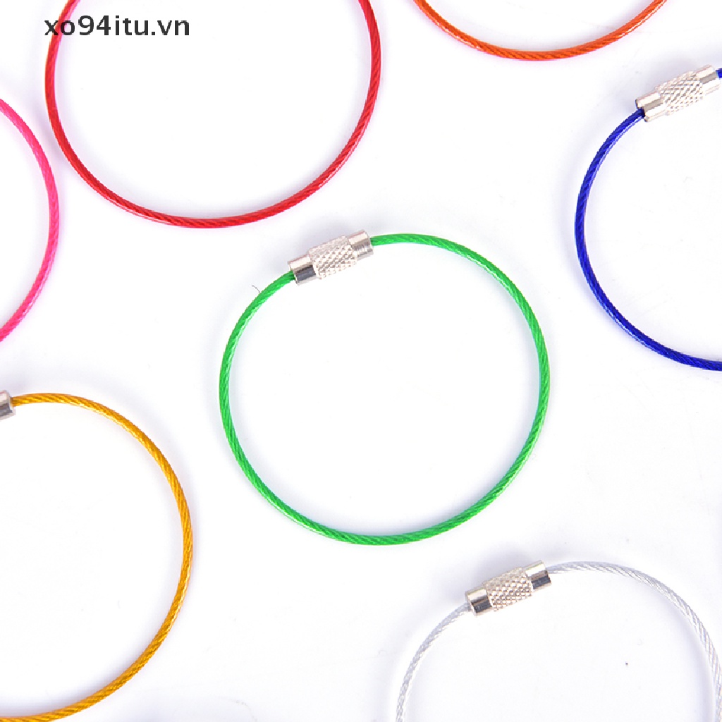 Vòng Khóa Dây Cáp Chìa Khóa Bằng Thép Không Gỉ XOITU