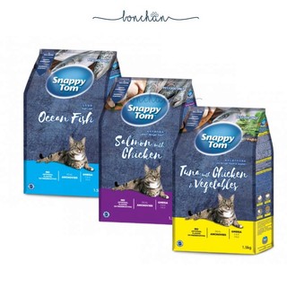 Hạt Snappy Tom cho mèo - Hạt khô rắc cá cơm Snappy Tom cho mèo túi 1,5kg
