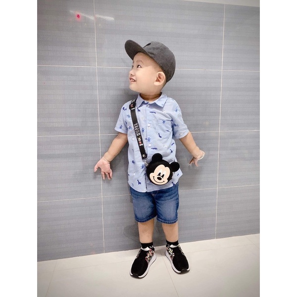 Set áo sơ mi quần jean H&M auth bé trai