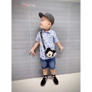 Set áo sơ mi quần jean H&M auth bé trai