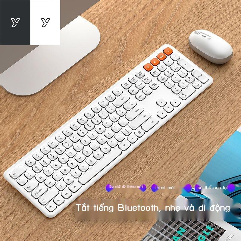 ►Bàn Phím Bluetooth Không Dây Có Bộ Chuột Máy Tính Xách Tay Bảng Android Apple Ipad Đa Năng