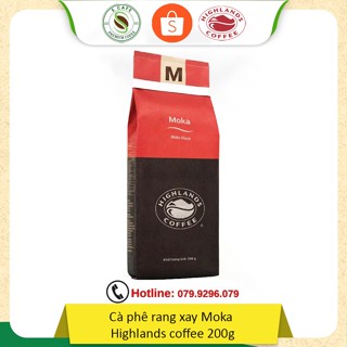 Cà phê Rang xay Moka Highland Coffee 200g