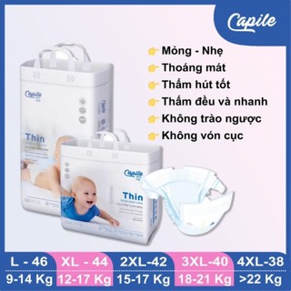 Tã dán trẻ em capile size nb 60 miếng