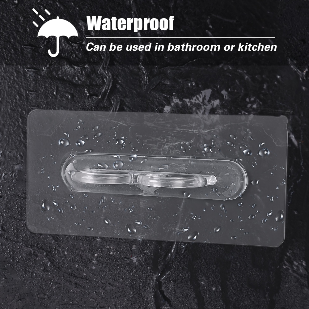 Giá Đỡ Chai Lọ Hai Lỗ Trong Suốt Chống Nước Chịu Tải Nặng Cho Nhà Bếp Nhà Tắm