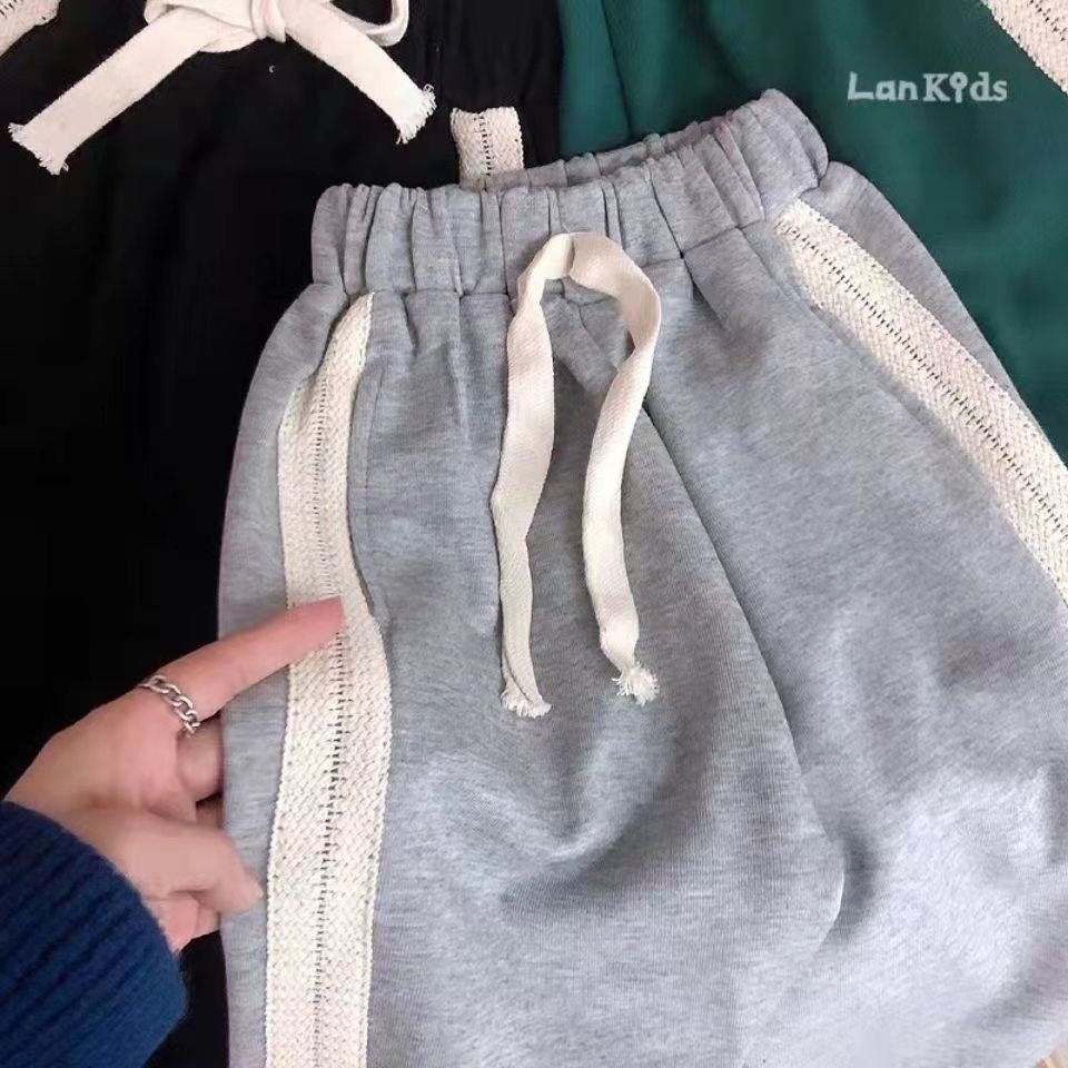 Quần Dài Ôm Chân Thời Trang Xuân Thu Cho Bé Trai Và Gái